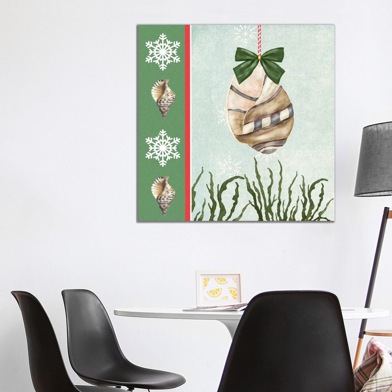Christmas Coastal IV by Jade Reynolds - Wrapped Canvas Print, 93.98 cm H x 93.98 cm W x 3.175 cm D