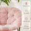 Saucer Chair, chaises de lecture pliantes en fausse fourrure-879284277