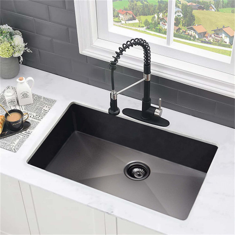 Red Cloud 18'' W Single Bowl Stainless Steel Undermount Kitchen Sink