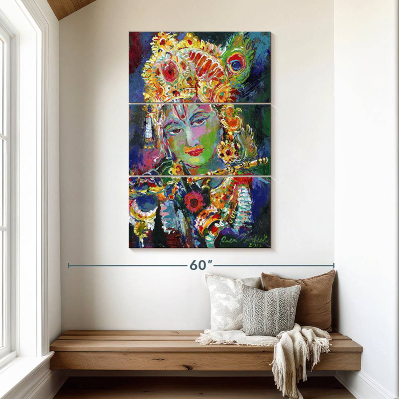 Adella Krishna, H 50 po x l 32 po