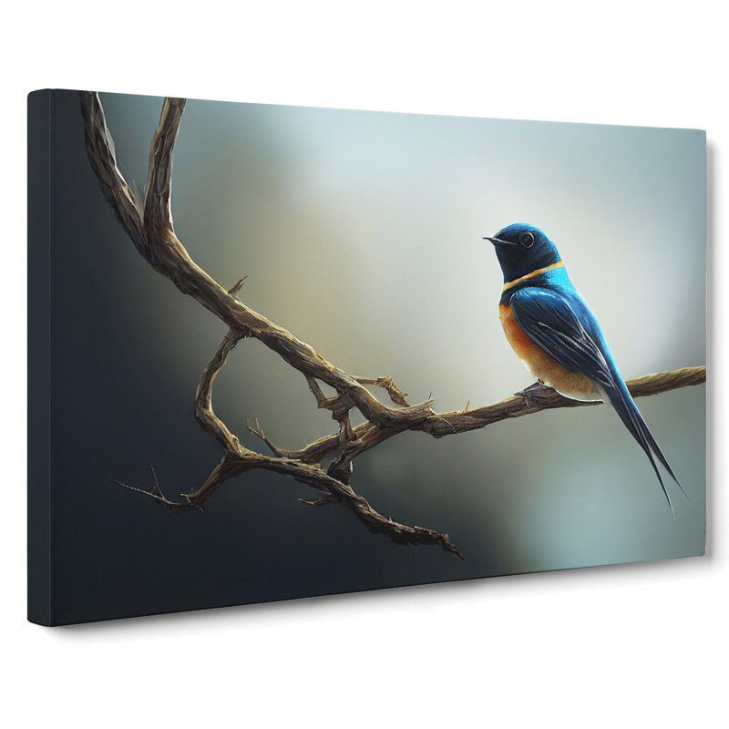 The Riveting Swallow Bird - Wrapped Canvas, 40cm H x 60cm W x 3cm D