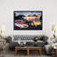 «Hot Rod Drive-In II» par Bruce Kaiser - impression sur toile tendue-72557772-72557774