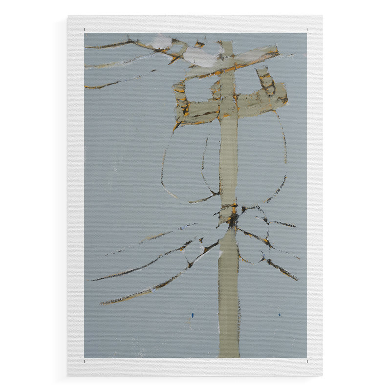 Fils en V - Impression sur toile seulement - NON-CADRE, H 18 po x l 12 po