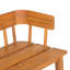 Banc d'extérieur en bois d'acacia Sorell Modern Coastal