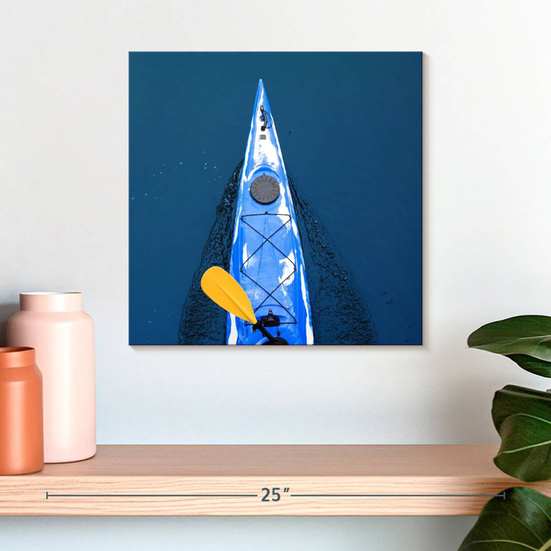 Kayak bleu Mehar, H 16 po x l 16 po