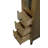 16 Inch Bath Storage Glass Cabinet in Hazel Oak-1304095313-1304095312