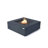 Roraima/Capertree/Uluru 40" Outdoor Sandstone Fire Pit 60,000 BTU - Includes Fire Glass, Lid & PVC Cover-88670661-87828931