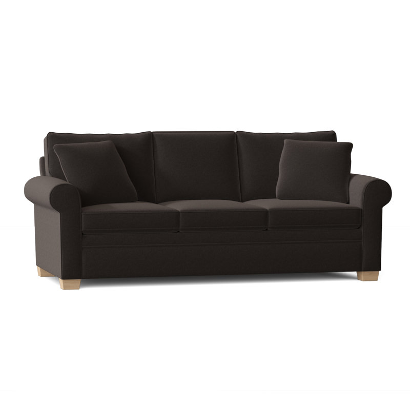 Quaker Upholstered 84'' Sofa, Unfinished, Palance Steel
