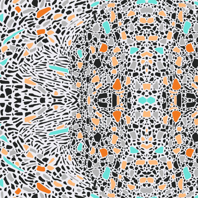 «Modern Mosaic Terrazzo» par Marta Barragan Camarasa - impression sur toile tendue