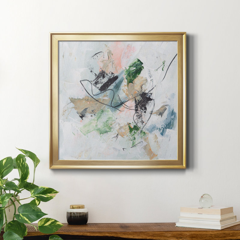 Approche du printemps III - Toile encadrée de qualité supérieure - prête à être accrochée, H 34,5 po x l 34,5 po x P 1,5 po