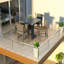 District Outdoor 5 - Piece Bar Height Dining Set with Cushions-184381695