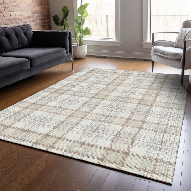 Tapis ivoire intérieur / extérieur Zinara , 3 pi x 5 pi