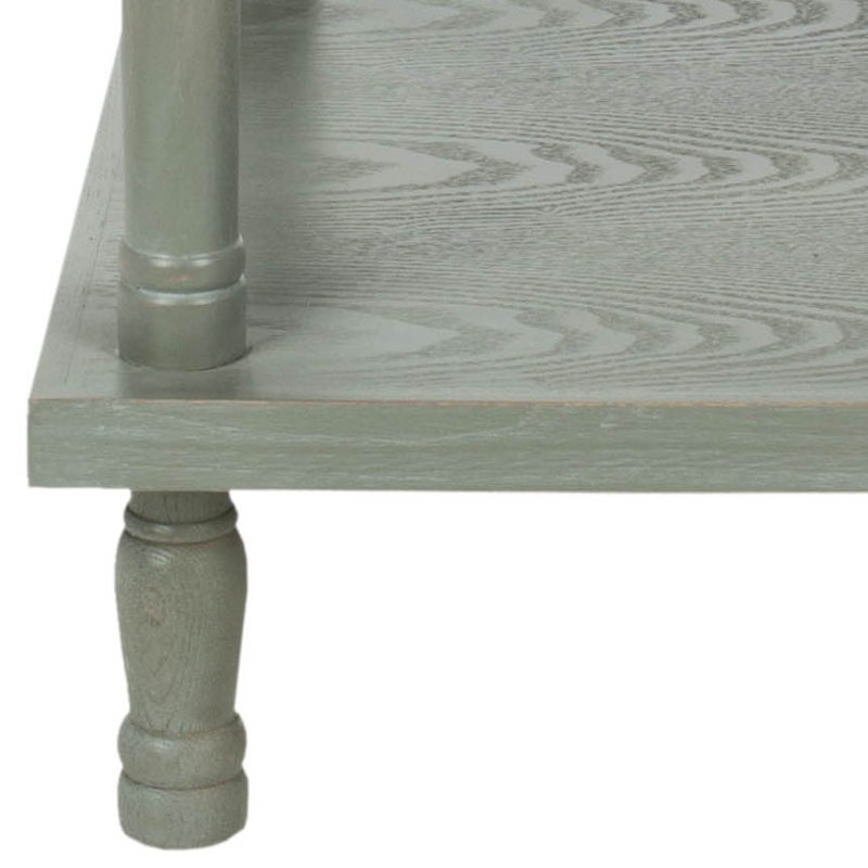Table de bout avec rangement Sadie, Gris cendré