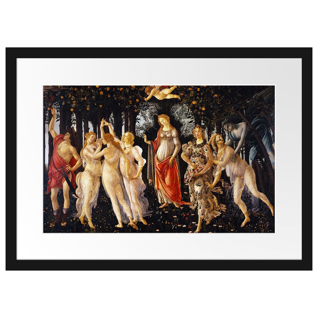 Gerahmter Kunstdruck Spring Primavera von Sandro Botticelli