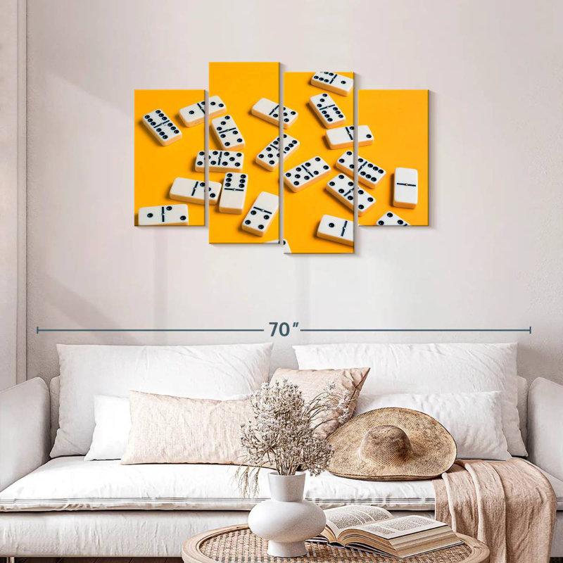 Senne Messy Dominoes, H 27 po x l 43 po