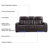 84" Wide Top Leather Power Reclining Sofa With Adjustable Headrest, And Ambient Arm Lighting-2116556467