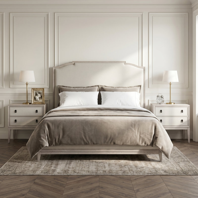 Ensemble de chambre avec très grand lit 3 pièces Coaslesce, Trois pièces : lit et deux tables de chevet, Très grand lit