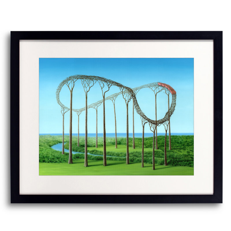 Infinite Rollercoaster Fun Print by Marlene Llanes