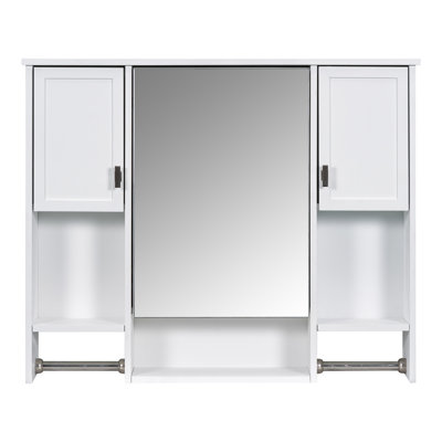 35-Inch Modern Wall Mounted Bathroom Storage Cabinet