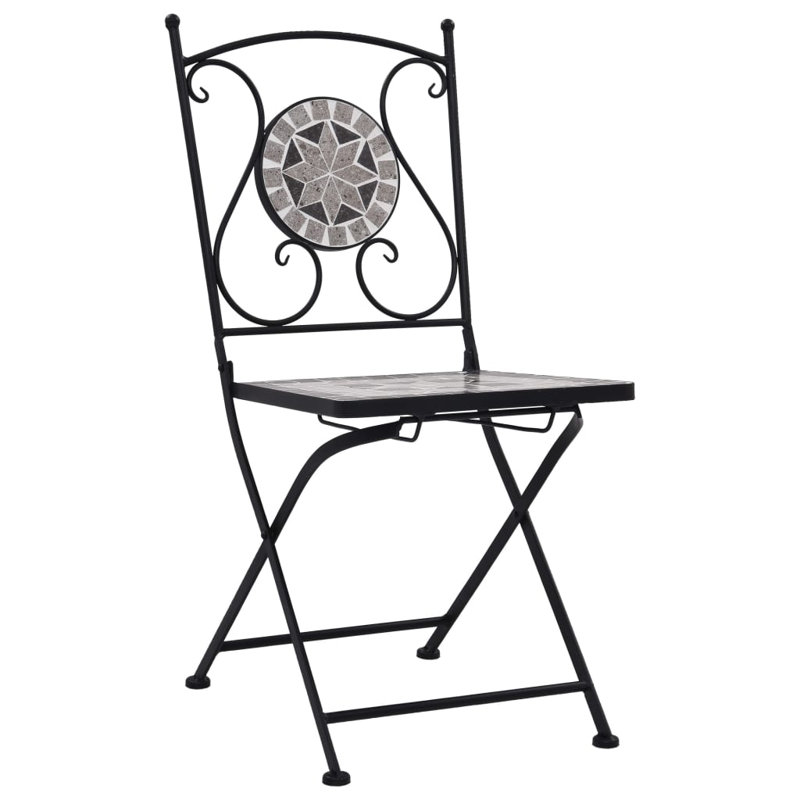 Cappello Patio Dining Side Chair, Grey
