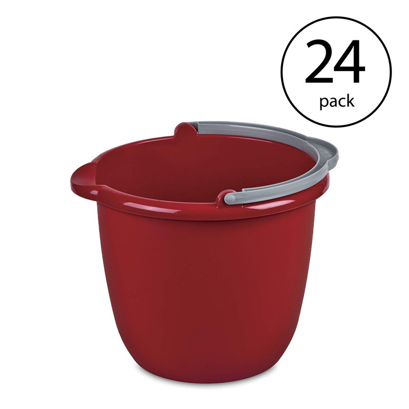 Comfy 24 Piece Plastic Bucket Set