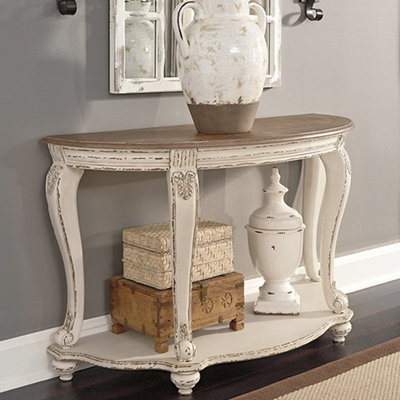 American-style simple retro console table