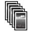 Ensemble de 5 cadres avec passe-partout pour composition murale, photo collage-2075055787