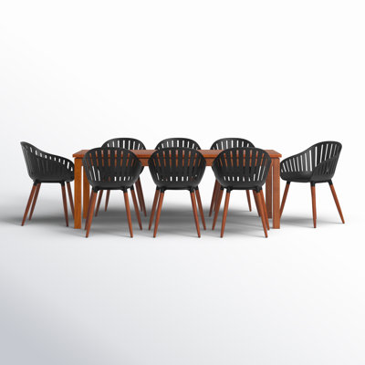 83'' Rectangular 8 - Person Outdoor Dining Set