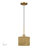 Weavington 1 Light Antique Gold Leaf Mini Pendant-121436186