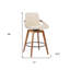 Luxurious Faux Leather And Swivel Bar Stool-110606702-110606700