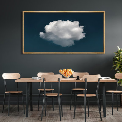 «Clouds Minimalist Single Cloud», reproduction sur toile
