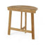Half-Round Outdoor Bistro Table , 18 " W 30.75 " D-1952826249