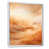 White Floater Framed