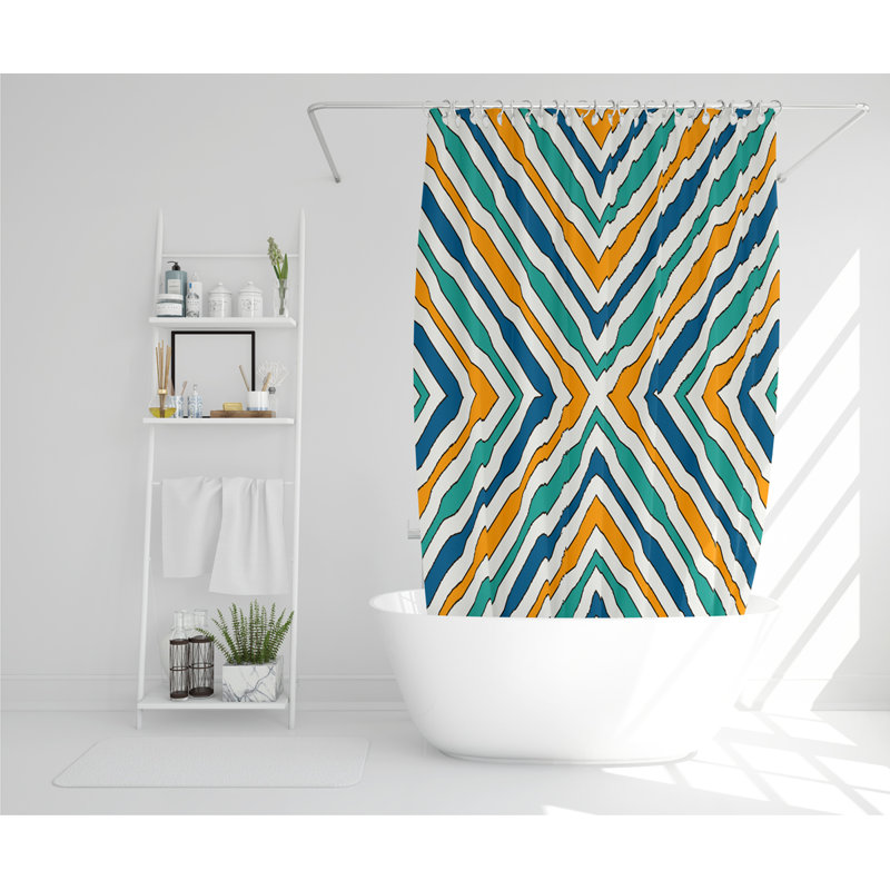 Feickert Polyester Shower Curtain Set