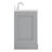 36.25'' Single Bathroom Vanity with Carrara Quartz Top-94668886
