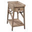 Solid Wood Tray Top End Table