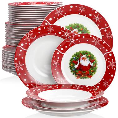 MALACASA Porcelain China Dinnerware Set - Service for 12 & Reviews