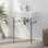 Lavabo de salle de bain rectangulaire en porcelaine vitreuse avec trop-plein Turner l 24 po x P 16 po x H 35 po Turner