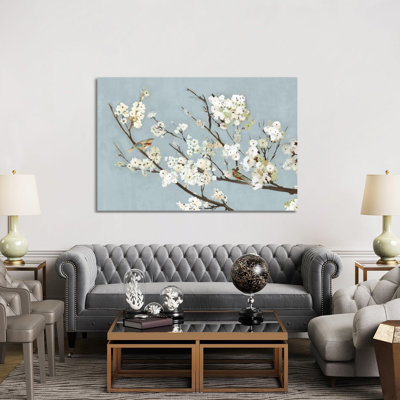 Kimono With Birds II by Asia Jensen - Wrapped Canvas Painting