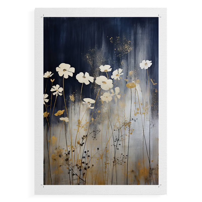 FLORAL Series CECXCII - Impression sur toile seulement - NON CADRE, H 12 po x l 8 po