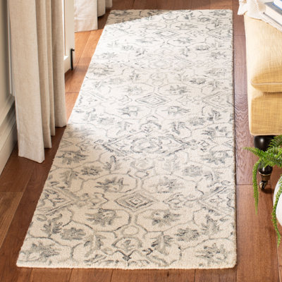 Pimentel Hand Tufted Wool Floral Rug