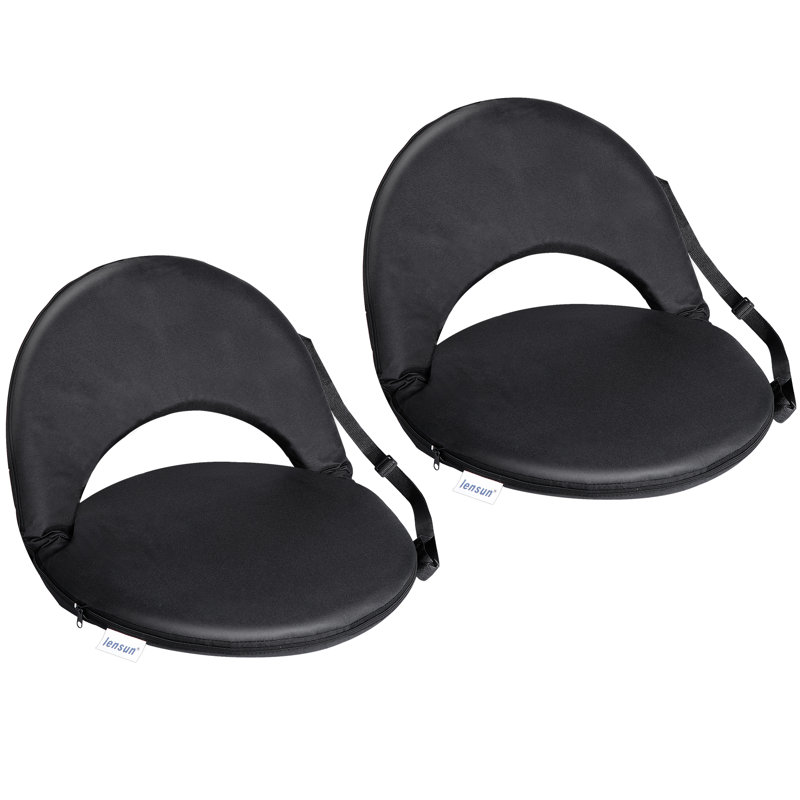 Stadium Seats - Bleacher Cushion Set with Padded Back Support