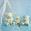 White Teddy Bear Shaped Plush Decorative Cushion with Heart, Soft 3D Throw Pillow for Sofa Bedroom Home Decor-1401588910