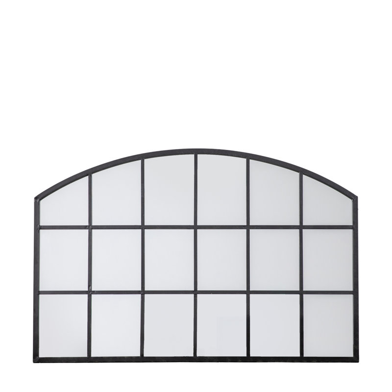 Metal Arched Wall Mirror