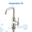 Robinet pour salle de bain à poignée simple avec drain en métal Parma-131582494