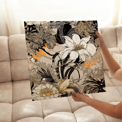 Impression d'art floral sans cadre