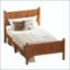 Twin Size Flat Panel Bed with Shaker and Farmhouse Style Design-866313233-866313234