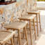 Tabouret de bar en bois d'acacia Sweetgrove