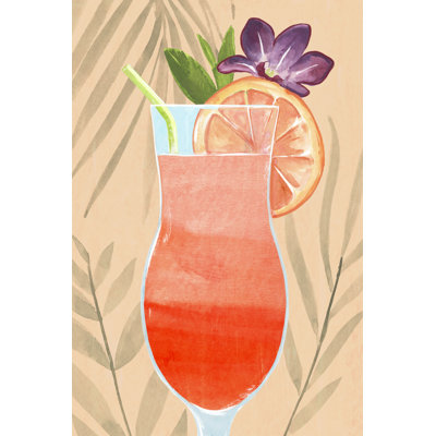 Tropical Cocktail III by Annie Warren - Painting