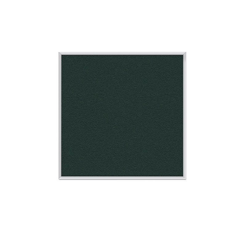 Babillard mural en vinyle Ghent, Ébène, H 48,5 po x l 48,5 po x P 0,58 po